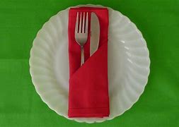 Image result for Basic Napkin Folding