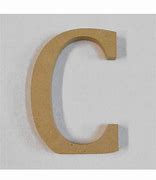 Image result for Wooden Letter C