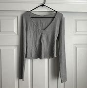 Image result for Henley Top Grey