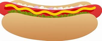 Image result for Hot Dog On a Bun