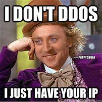 Image result for DDoS Noob Meme