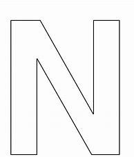 Image result for Large Letter N