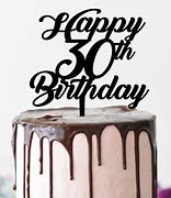 Image result for 30th Birthday Cake Topper