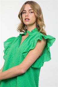 Image result for THML Ruffle Sleeve Dress