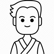 Image result for Karate Man Sitting Icon