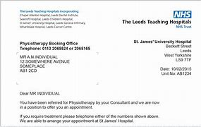 Image result for NHS Letters in Large Print