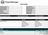 Image result for Work Order Template Free Download