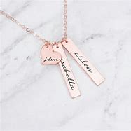 Image result for Necklace with Children's Names