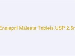 Image result for Enalapril 2.5Mg