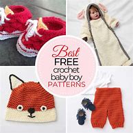 Image result for Crochet Baby Boy Clothes Patterns Free