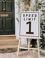 Image result for Speed Limit 1 Sign