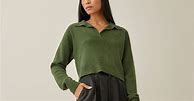 Image result for Sweater with White Collar