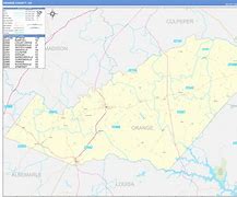 Image result for Orange County Virginia Map