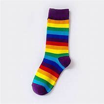 Image result for Rainbow Striped Socks