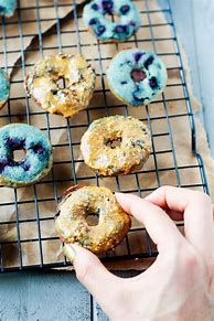 Image result for Blueberry Donuts