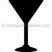 Image result for Martini Glass Silhouette