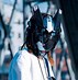 Image result for Cyberpunk Tengu Mask