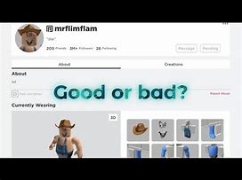 Image result for YouTubers Roblox Accounts