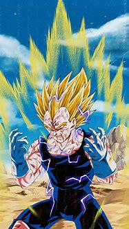 Image result for Majin Vegeta Looking Back