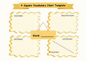 Image result for Vocabulary Templates for Kids