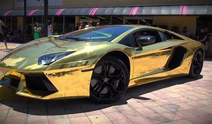 Image result for Gold and Diamond Lamborghini