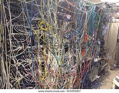 Image result for Messy Data Center Cables