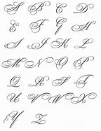 Image result for Cursive Tattoo Fonts Alphabet