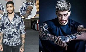 Image result for Zayn Chest Tattoos