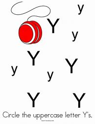 Image result for Letter Y Activity