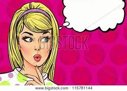 Image result for Pop Art Thought Bubble Girl