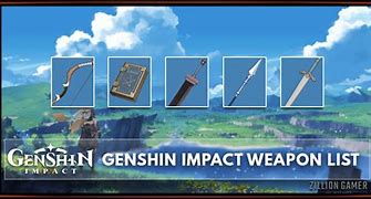 Image result for Genshin Impact Coolest Weapons