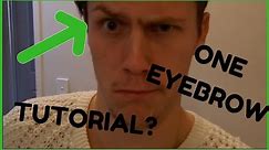 How I Learnt to Raise One Eyebrow | Vlog / Tutorial