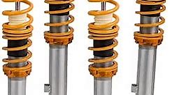 maXpeedingrods Coilovers for Mazda Miata MX5 MK1 NA 1990-1997, Height Adjustable Coilovers Suspension Kit, Spring Shock Absorber Struts Lowering Kit, Gold