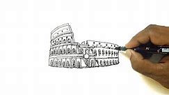 How to Draw The Colosseum