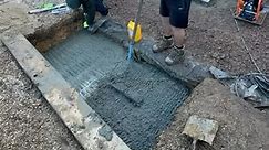 Footings for the steps🔥 cladded wall going in😍 going to look so good💚 #footings #steps #fyp | Fresh Air Landscapes