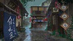 Anime Rain HD Live Wallpaper