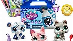 Littlest Pet Shop - Pet Surprise Three Pack - Series 2 - LPS Gen 7, Authentic Mystery Figures, Surprise Collectible Kidult Toy, Girls, Boys, Kids, Tweens Ages 4+