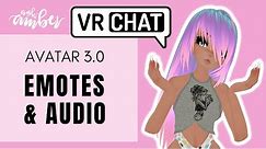 How To Add EMOTES (& Audio!) In Avatar 3.0 | VRChat Unity Tutorial | PLAYABLE LAYERS PART 2