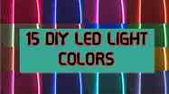 15 DIY LED Light Colors