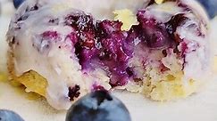 These Lemon Blueberry Cake Donuts are fluffy, moist, and filled with fresh juicy blueberries and a hint of lemon zest. The donuts are glazed with a blueberry lemon glaze for the perfect breakfast, brunch, or treat any time of the day. If you don’t have a donut pan, you can make these in a muffin pan to make delicious donut muffins. The full recipe can be found on my blog simplecookingwithpep.com. Here are a few tips: Rubbing the lemon zest and sugar together with your hands releases the lemon oi