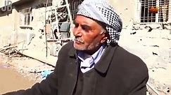 Save Kobane - Old Kurdish man breaks down in tears when...