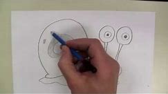 How To Draw: Gary From Spongebob