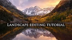 Landscape Editing Tutorial - Photoshop