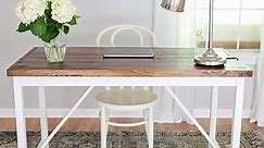 Easy DIY Computer Desk - Angela Marie Made