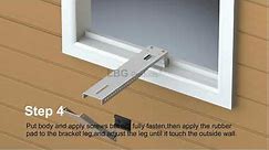 How to Install Window AC Support Bracket