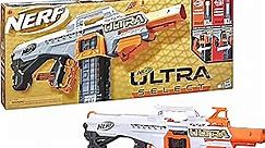 Nerf Ultra Select Fully Motorized Blaster, Fire for Distance or Accuracy, Includes Clips and Darts, Outdoor Games and Toys, Automatic Electric Full Auto Toy Foam Blasters