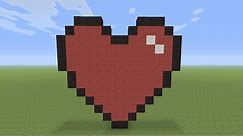 Minecraft Pixel Art - Heart