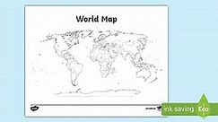 Blank World Map