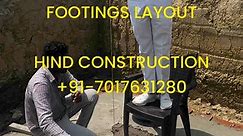 Footings layout #footings | Sahil Salim