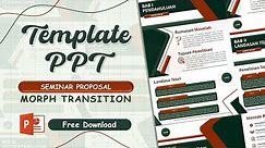 TEMPLATE PPT SEMINAR PROPOSAL (SEMPRO) | FREE DOWNLOAD | #2